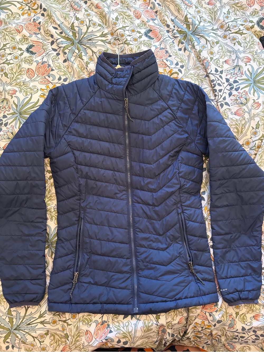 Columbia Navy Packable Quilted Puffer Jacket - Picture 1 of 8